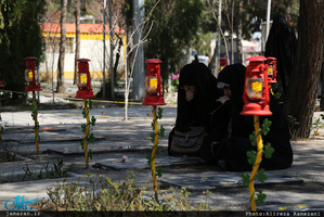 عطرافشانی و غبارروبی مزار شهدا