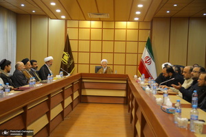 دیدار اساتید و روسای دانشگاه های کشورهای اسلامی با آیت الله العظمی جوادی آملی‎