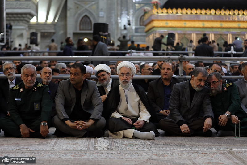 حضور شخصیت های سیاسی و لشکری  در سی و پنجمین سالگرد ارتحال حضرت امام خمینی (س) -1