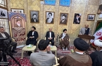 مراسم گرامیداشت سالگرد امام خمینی در شهر نجف با حضور سید علی خمینی (6)