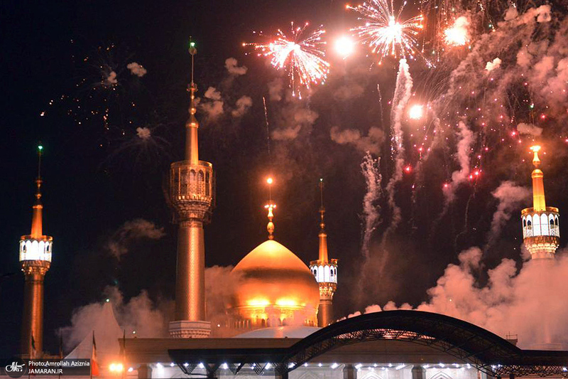 مراسم نورافشانی حرم امام خمینی (س) به مناسبت چهل و پنجمین سالگرد پیروزی انقلاب