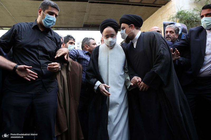 مراسم تشییع پیکر حجت الاسلام و المسلمین سید محمود دعایی از موسسه اطلاعات