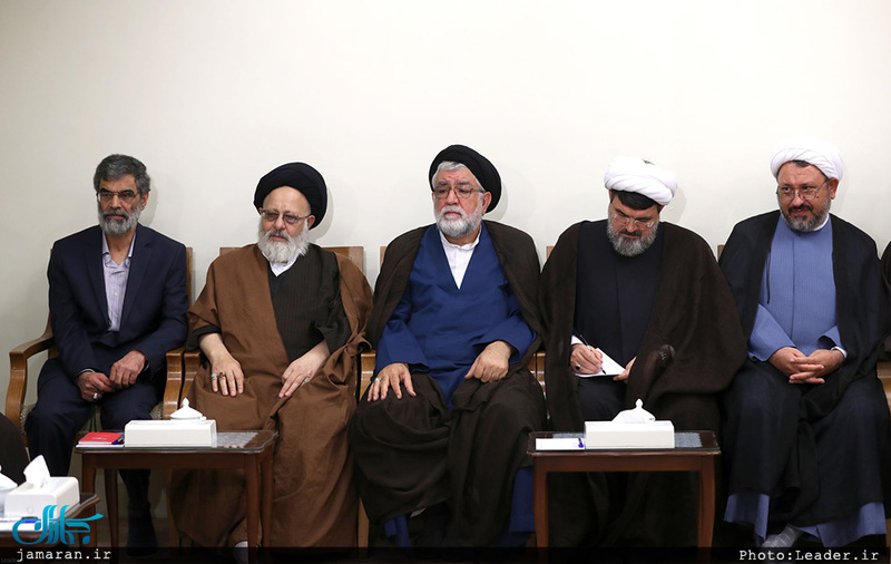 دیدار دست‌اندرکاران کنگره بزرگداشت آیت‌الله مصطفی خمینی(ره) با رهبر معظم انقلاب 
