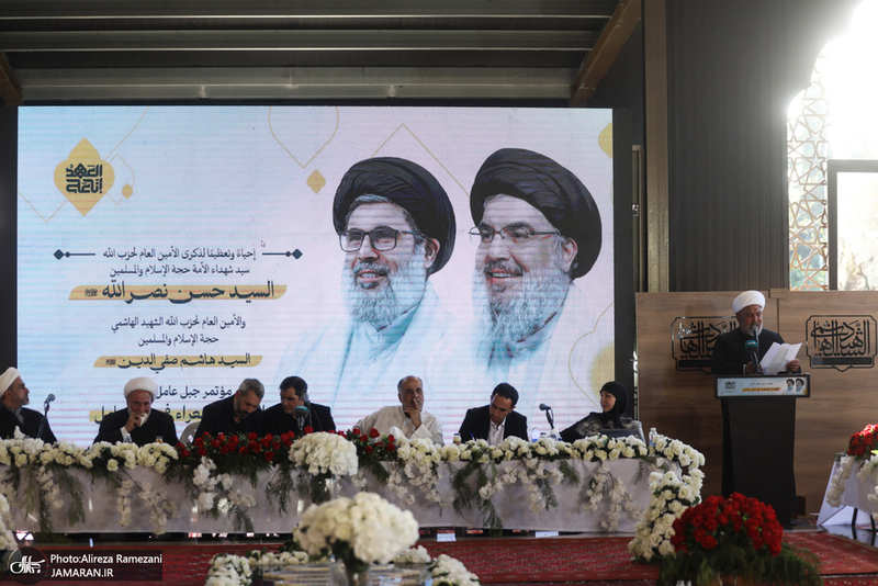 مراسم اولین سالگرد شهادت سید هاشم صفی الدین در دیر قانون لبنان