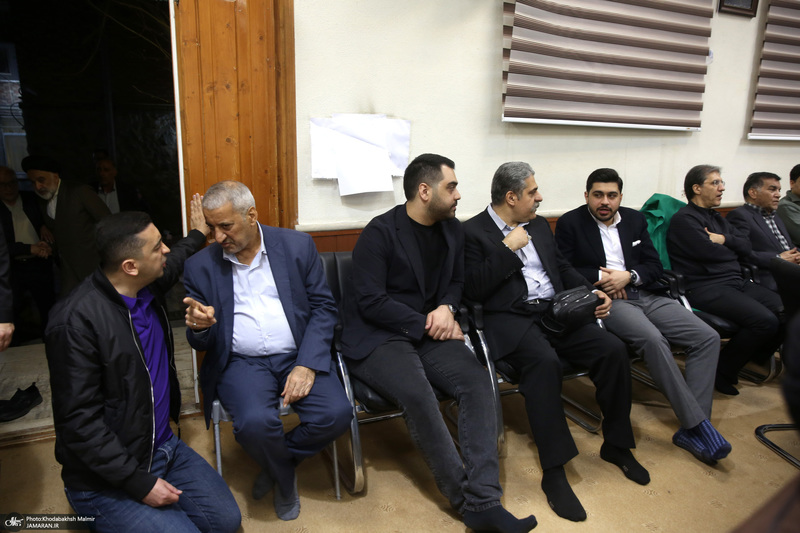 دیدار مهدی کروبی با سید حسن خمینی و جمعی از فعالان سیاسی