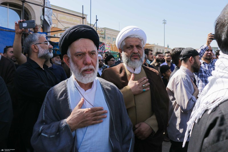 مراسم تشییع آیت الله العظمی شبیری زنجانی -۱