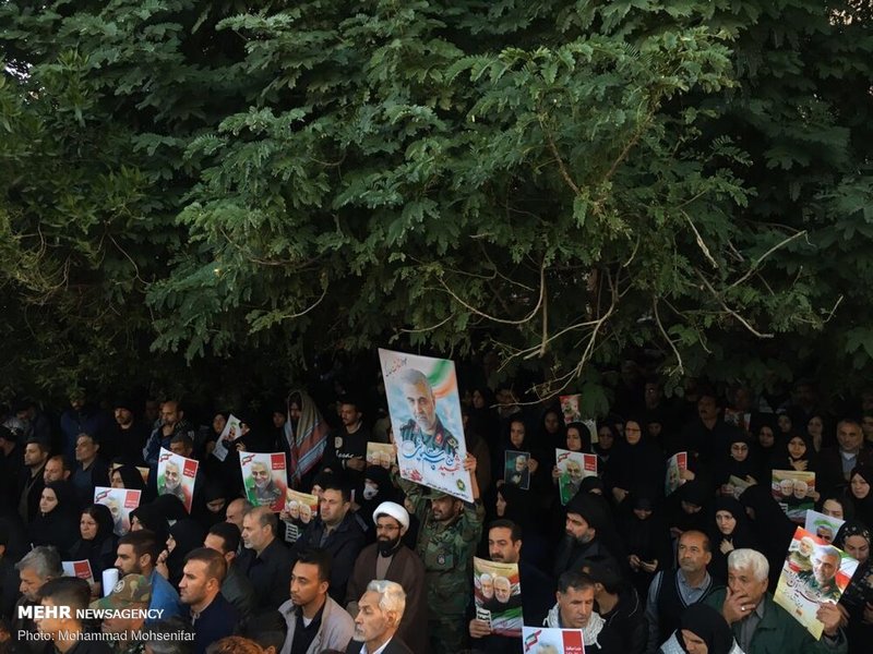  تشییع باشکوه پیکر مطهر شهید حاج قاسم سلیمانی در اهواز 