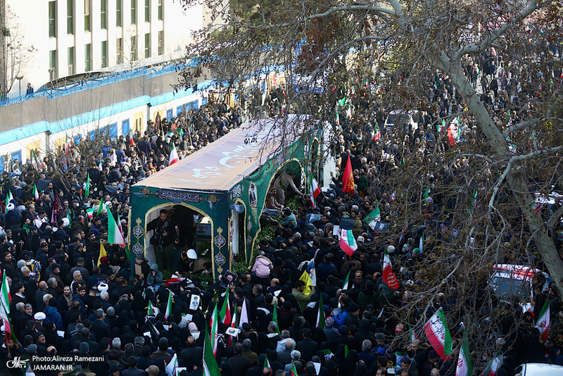 تشییع پیکرهای مطهر فرماندهان عالی‌رتبه نیروهای مسلح و جمعی از شهدای مردمی-2
