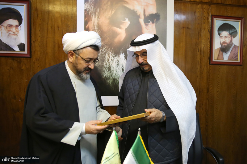 دیدار مزروق فالح الحبینی، رئیس گروه دوستی پارلمانی کویت و ایران با علی کمساری