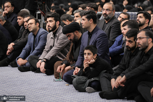 مراسم عزاداری شب شهادت حضرت زهرا (س) در حسینیه امام خمینی(ره)