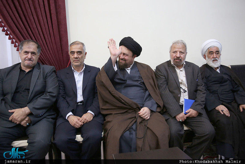 دیدارجمعی از فعالان ستادهای انتخاباتی دکتر روحانی با سید حسن خمینی