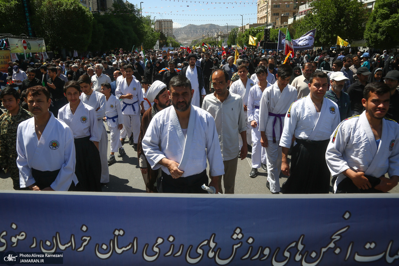 راهپیمایی با شکوه روز قدس در مشهد