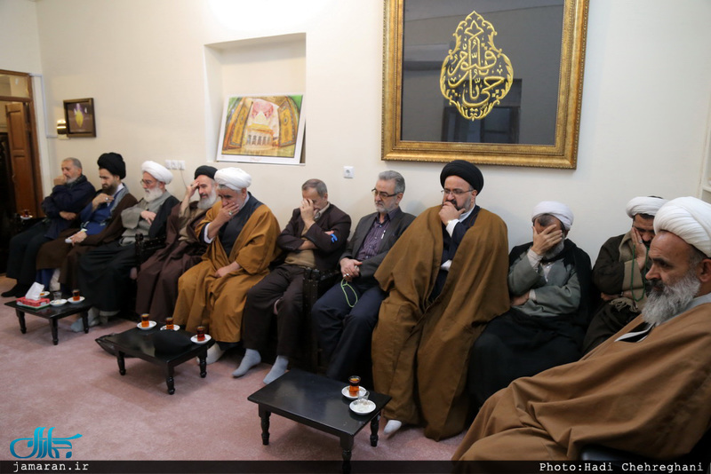 مراسم بزرگداشت سید رحیم میریان در بیت حضرت امام در قم