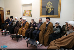 مراسم بزرگداشت سید رحیم میریان در بیت حضرت امام در قم