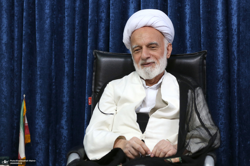 دیدار معاون فرهنگی موسسه با آیت الله دری نجف آبادی