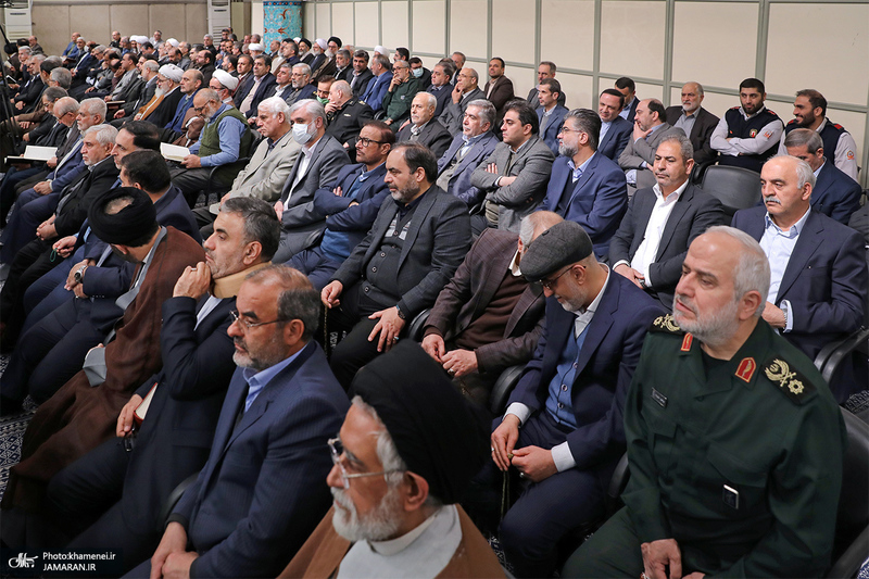 دیدار مسئولان نظام با رهبر معظم انقلاب