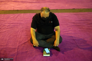 مراسم احیای شب بیست و یکم ماه رمضان در میدان فلسطین