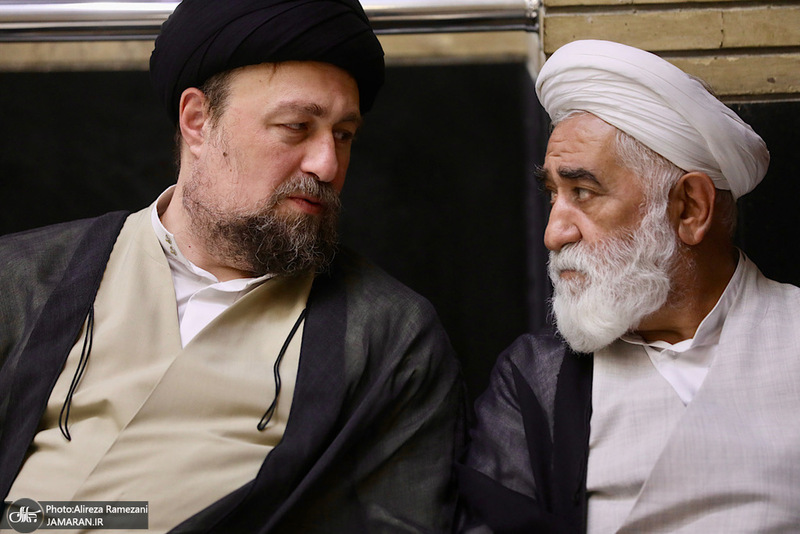 مراسم ختم همسر آيت الله راستی کاشانی