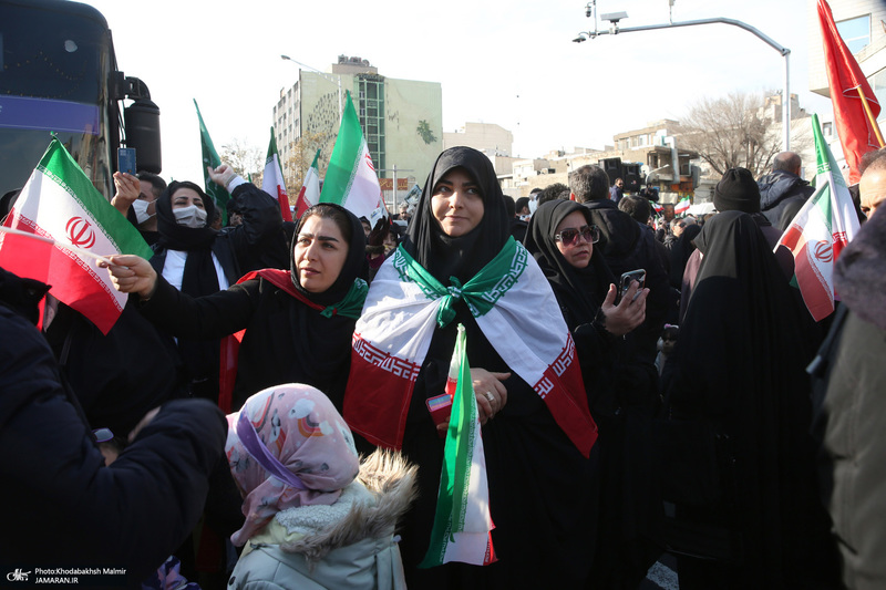 حضور سید حسن خمینی در اجتماع بزرگ مردم تهران