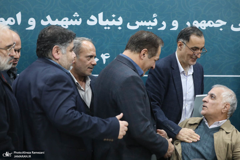 مراسم تودیع و معارفه معاون رییس جمهور و رییس بنیاد شهید و امور ایثارگران