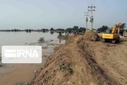 ترمیم سیل بند روستاهای بحرانی غرب کارون در خرمشهر ادامه دارد