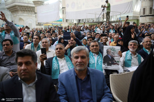 تقدیر از حضور مردم با حضور رئیس جمهور منتخب مسعود پزشکیان