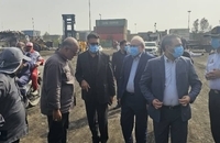 بازدید معاون سیاسی امنیتی دادستان کل کشور از محل انفجار در بندر شهید رجایی (8)
