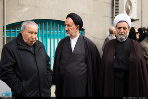 مراسم تشییع مرحوم علی اکبر معین فر