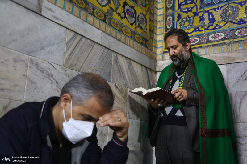 مراسم احیای شب بیست و یکم ماه رمضان در حرم مطهر امام رضا (ع)