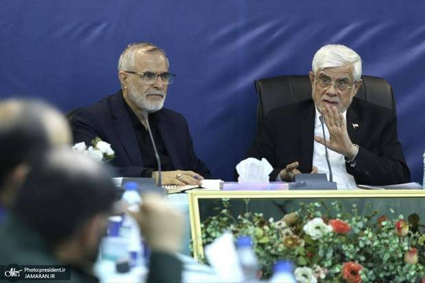 عارف: بخشنامه‌های ستاد تشییع امام شهید در حکم مصوبات دولت است/ جمهوری اسلامی ایران برای نخستین بار توانست هیمنه آمریکا و رژیم صهیونیستی را درهم بشکند و این دستاورد در برابر دیدگان جهانیان به نمایش درآمد