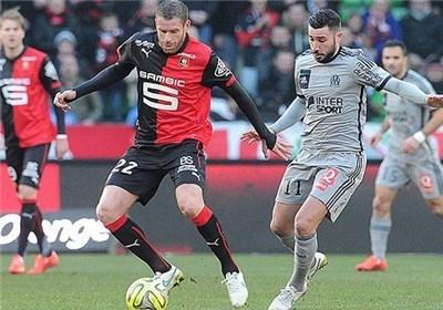 توقف مارسی مقابل رن