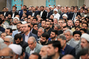 دیدار مسئولان نظام و سفرای کشورهای اسلامی با رهبر معظم انقلاب