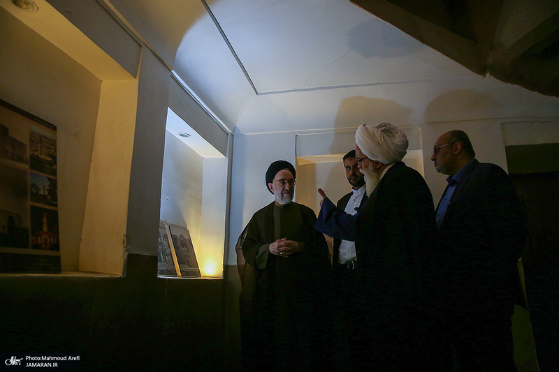 بازدید سید محمد خاتمی از باغ دولت آباد یزد