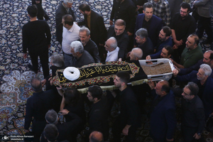 مراسم تشییع پیکر حجت الاسلام و المسلمین علی اصغر رحمانی خلیلی