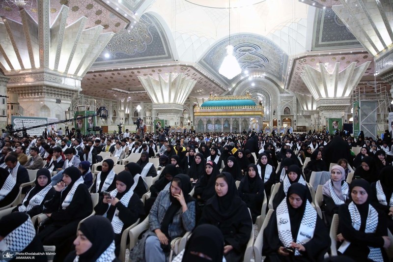 مراسم چهلم شهید سیدحسن نصرالله و سرلشکر نیلفروشان در حرم امام خمینی (س)