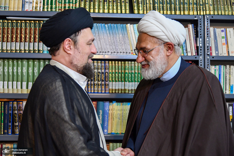 دیدار مدیر حوزه علمیه خراسان با سید حسن خمینی