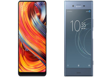 مشخصات فنی شیائومی Mi Mix 2 با سونی اکسپریا XZ1 را مقایسه کنید