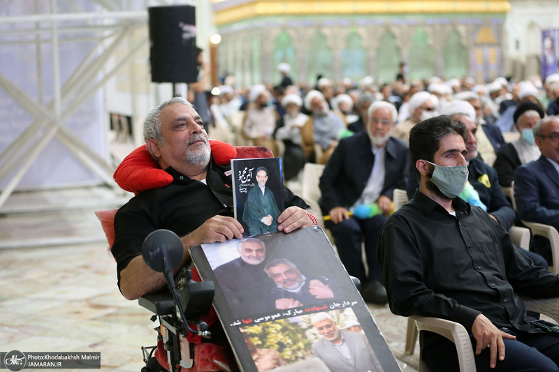 مراسم چهلمین روز ارتحال سید محمود دعایی در حرم مطهر امام خمینی