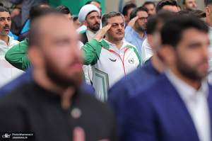 دیدار قهرمانان و مدال‌آوران ورزشی و المپیادهای علمی جهانی با رهبر معظم انقلاب