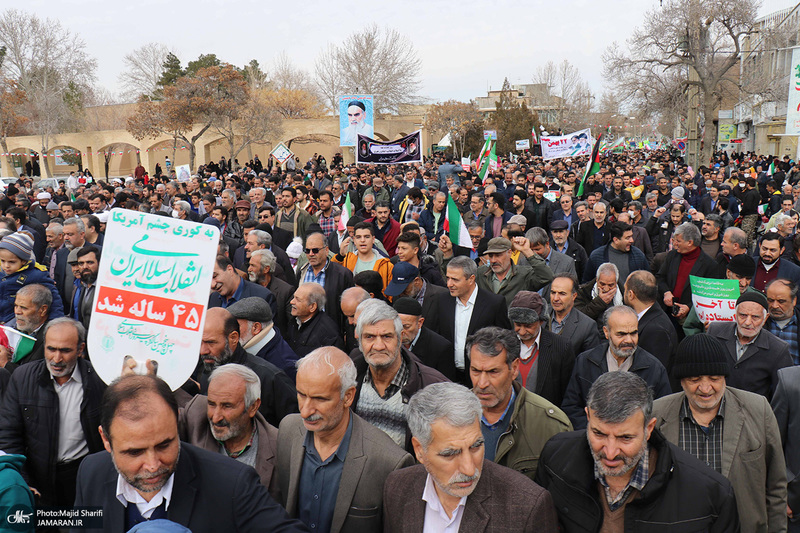 راهپیمایی باشکوه 22 بهمن در خمین