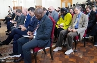 دیدار و سخنرانی وزیر خارجه در جمع سفرا، روسای نمایندگی‌های دیپلماتیک خارجی و سازمان‌های بین‌المللی مقیم تهران (8)