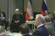  دیدار روحانی و پوتین روسای جمهور ایران و روسیه در آنکارا