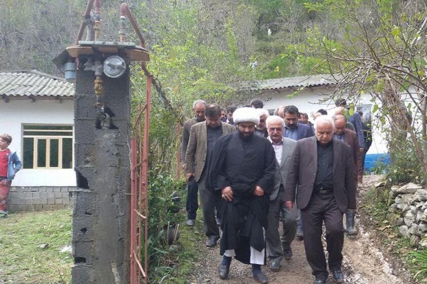 گاز 142 خانوار روستاهای سیل زده تالش وصل شد