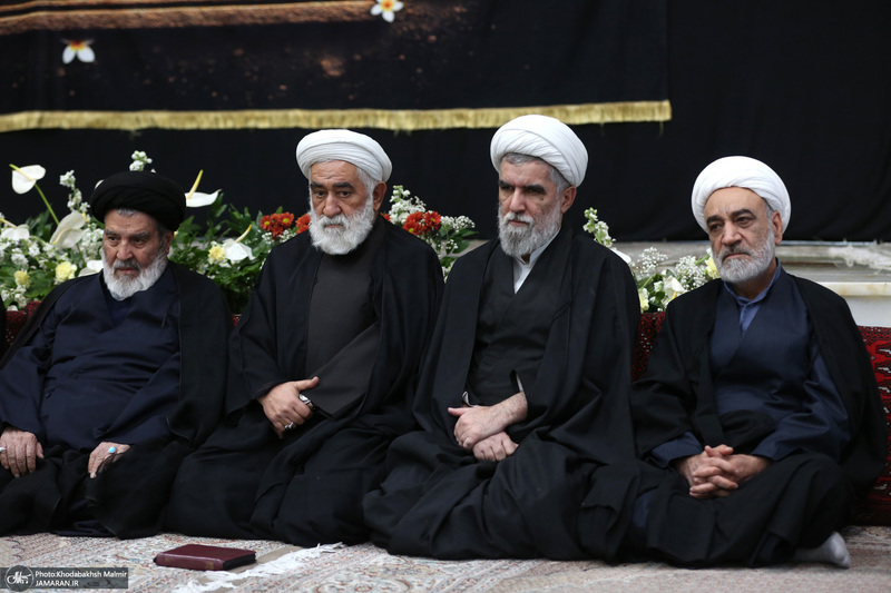 مراسم عزاداری شب شهادت حضرت زهرا(س) در حرم امام خمینی(ره) برگزار شد