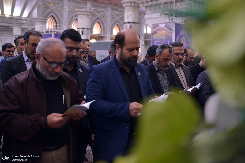 تجدید میثاق مدیران و کارکنان نهضت سواد آموزی با آرمان های حضرت امام(س)