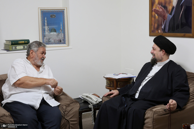 دیدار مدیران سابق تیم های پرسپولیس و استقلال با سید حسن خمینی