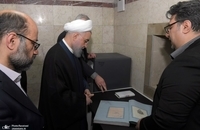 روحانی به سازمان اسناد و کتابخانه ملی ایران رفت (16)
