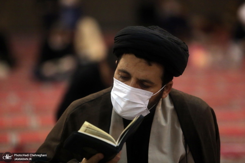 مراسم احیا شب بیست و سوم ماه مباررک رمضان در مصلای قدس قم