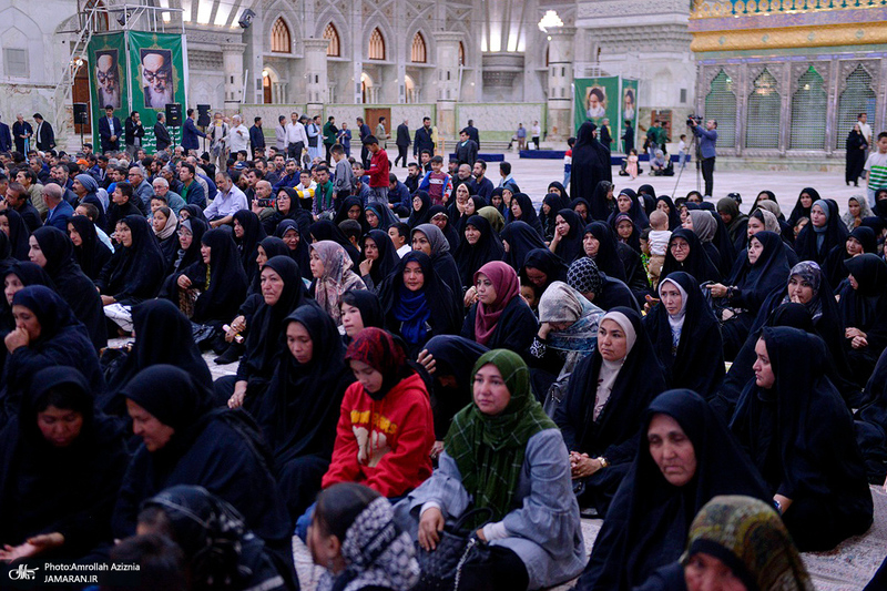 مراسم سالگرد شهادت حجت الاسلام محمد حسین صادقی نیلی در حرم مطهر امام خمینی (س)