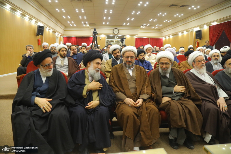 مراسم رونمایی از نرم افزار مجموعه آثار آیت الله العظمی صافی گلپایگانی (ره)